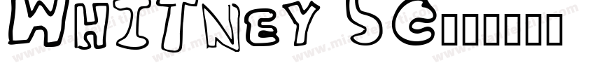 Whitney SC字体转换
